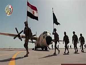 شاهد.. الجيش المصري يشارك في أكبر مناورات عسكرية بالسعودية