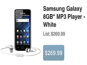  BestBuy      Samsung Galaxy Player