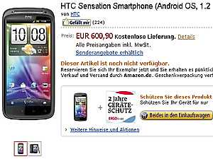   HTC Sensation    600   