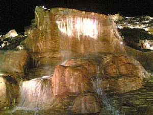  :     Artificial stone waterfall -   