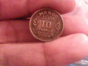 Maroc, Mohammed V, Épreuve de 10 francs, PCGS SP67, AH 1371 (1951) Paris