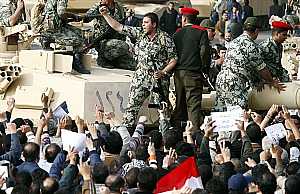 الجيش المصرى فى التحرير