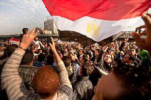 مظاهرات المصريين يوم جمعة الغضب
