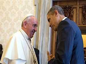 أوباما يستقبل البابا فرنسيس في أول زيارة له إلى الولايات المتحدة