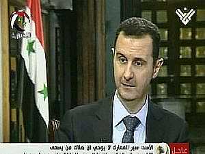 الأسد: مقاتلو حزب الله بالقصير لا يدافعون عن سوريا كلها