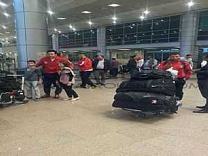 "الوطن سبورت" تنشر كواليس وصول المنتخب المصري لمطار القاهرة