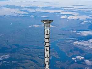 "تحوت تكنولوجي" تبني برجا فضائيا ضخما في كندا بارتفاع 12 ميلا