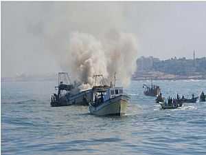 قوات الاحتلال تطلق النيران على الصيادين فى غزة