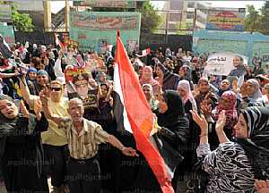 احتفال المصريين باتخابات الرئاسة المصرية 2014