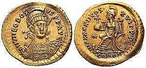 قطع نقدية من الذهب الخالص رومانية