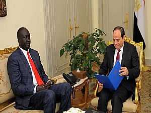 السيسي يتسلم رسالة من سلفا كير.. ويؤكد دعم مصر لاستقرار جنوب السودان