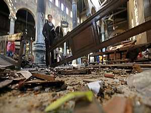 داعش يعلن مسؤوليته عن تفجير الكنيسة البطرسية في القاهرة