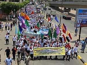 مسيرات شبابية للاحتفال بثورة 30 يونيو في المنوفية