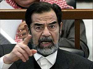 ظهور تسجيل صوتي لـ " صدام " يقول فيه : " الذي أعدم هو شبيهي " !