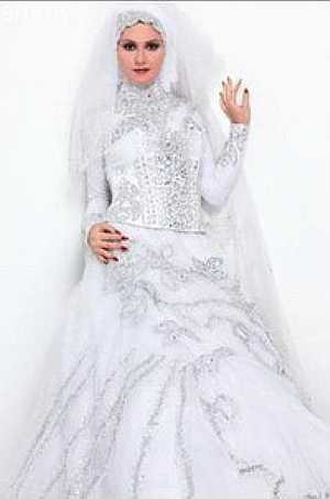 بالصور فساتين زفاف للمحجبات 2012