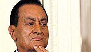 مفاجأة.. مبارك يدخل في '' بكاء هستيري'' بعد مقتل ''القذافي''